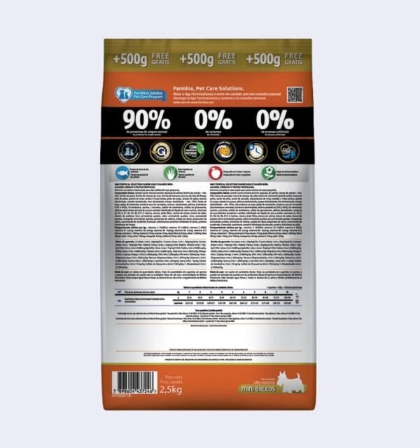 Ração N&D Tropical Selection Cães Adultos Mini Salmão + Grátis - Image 2