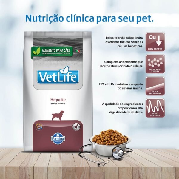 Ração Vet Life Natural Hepatic para Cães - Image 2