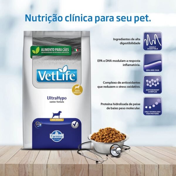 Ração Vet Life Natural UltraHypo Mini para Cães - Image 2
