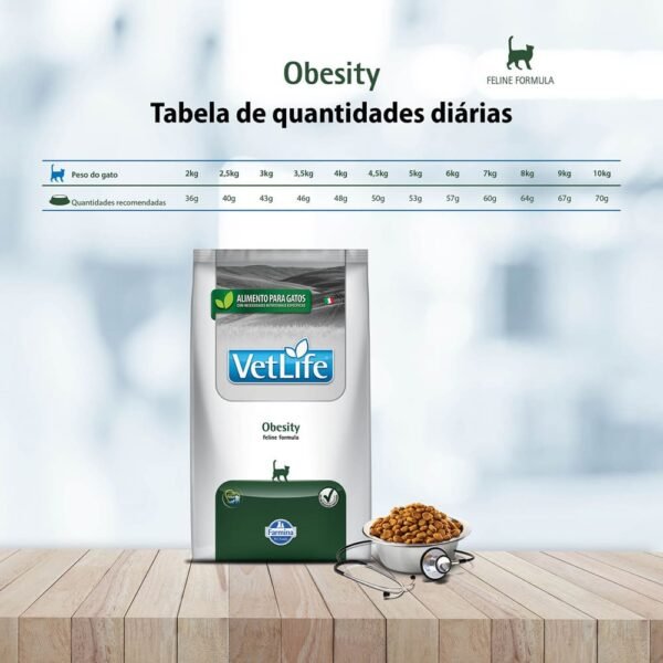 Ração Vet Life Natural Obesity para Gatos - Image 4