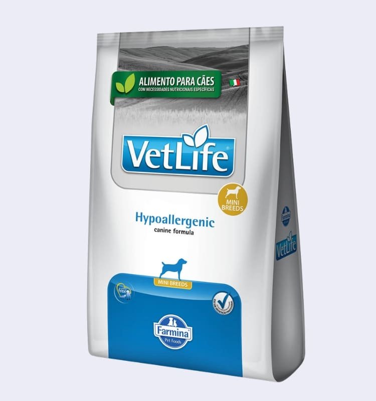 Ração Vet Life Natural Hypoallergenic Mini para Cães